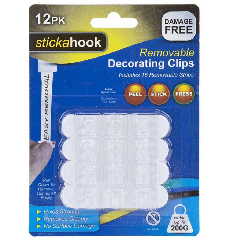 Small Removable Hooks 