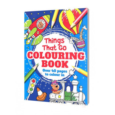 Things That Go Colouring Book