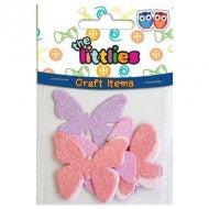 Glitter Butterflies 8Pcs