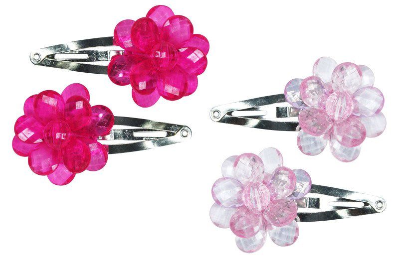 Pink Poppy Hair Clips