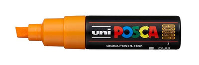 Uni Posca Paint Markers - 8Mm Chisel Light Orange