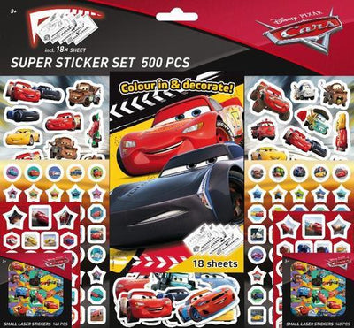 Cars Super Sticker Set X500