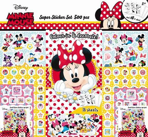 Minnie Super Sticker Set X500