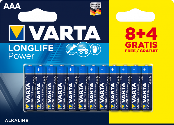 Varta Aaa 8+4 Free