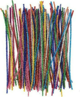 Pipe Cleaners Coloured Metallic X20Pcs