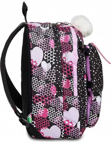 Seven 2 Zip Backpack Over Heart Girl